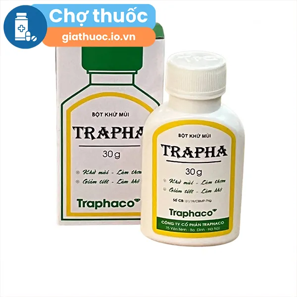 Bột khử mùi Trapha