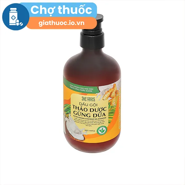 Dầu gội thảo dược gừng dừa Cocayhoala