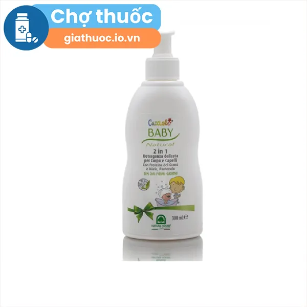 Dầu tắm gội 2 trong 1 Cucciolo