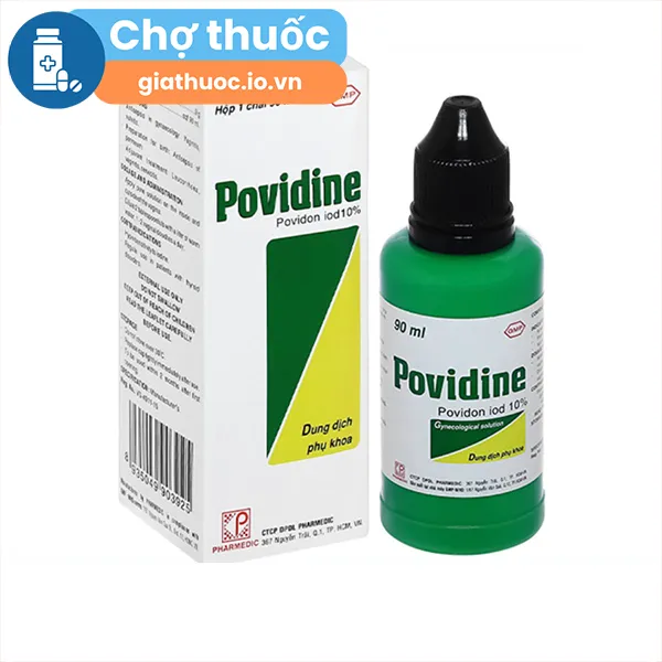 Dung dịch phụ khoa Povidine 10% 90ml