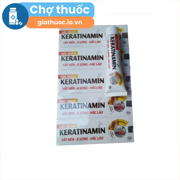 Gel ngứa Keratinamin
