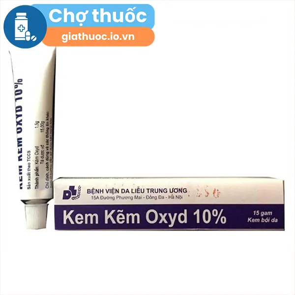 Kem Kẽm Oxyd 10% Viện Da Liễu Trung Ương