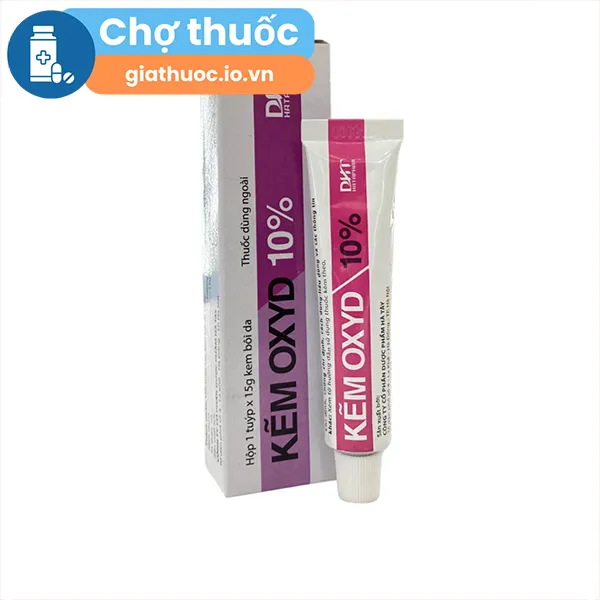 Kẽm Oxyd 10% 15g Hataphar