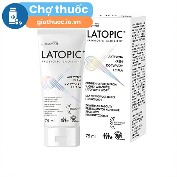 Latopic Face and Body Cream 75ml