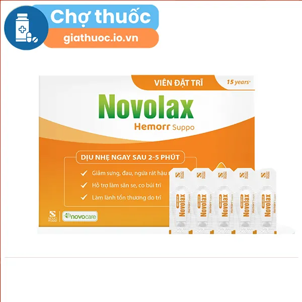 Novolax Hemorr Suppo