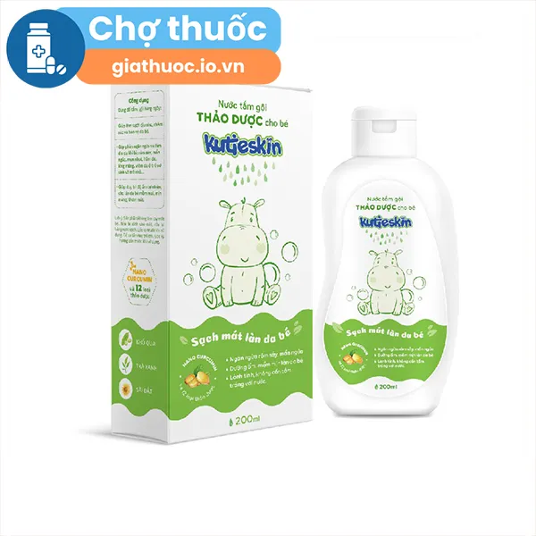 Nước tắm gội thảo dược Kutieskin