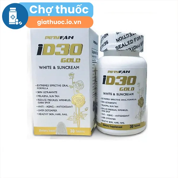 Petyfan iD30 Gold White & Suncream
