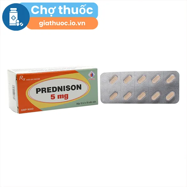 Prednison 5mg Domesco (viên nén)