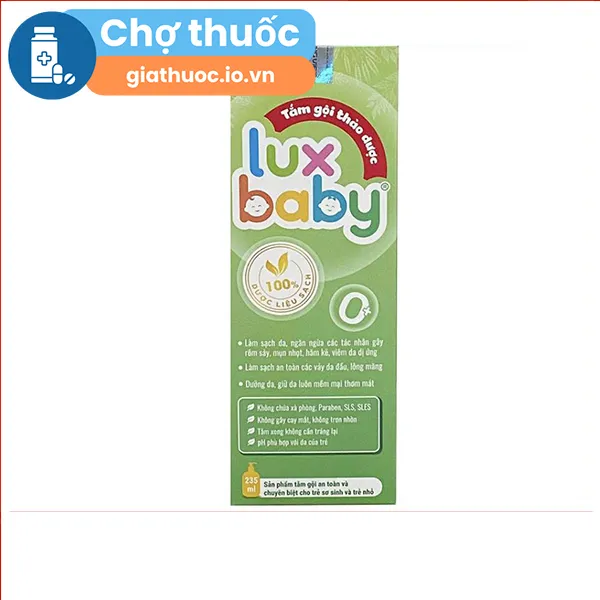Tắm gội thảo dược Lux Baby 235ml