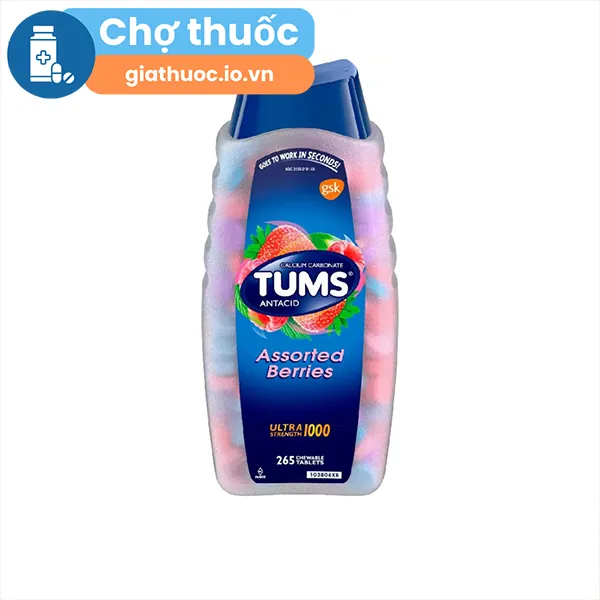 Tums Antacid Assorted Berries (265 viên)