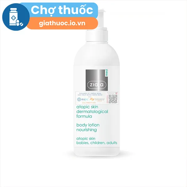 Ziaja Med Atopic Skin Dermatological Formula Body Lotion Nourishing 400ml